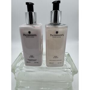 Pecksniff’s Of England Rose & Peony Moisturizing Hand Wash And Lotion 10.1 Fl Oz